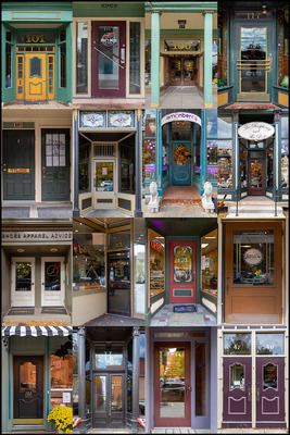Doors and Storefronts of Medina, Ohio